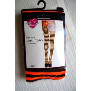 Opaque Striped Tights